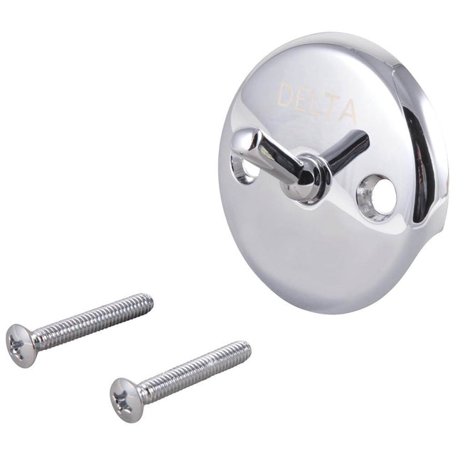 Delta Faucet - Other Overflow Plate & Screws - Trip Lever - Chrome