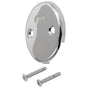 Delta Faucet - Other Overflow Plate & Screws - No Trip Lever - Chrome