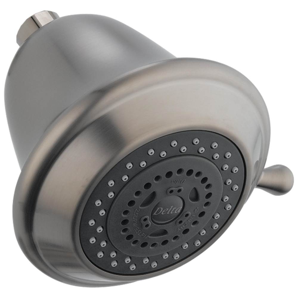 Delta Faucet - Universal Showering Components Premium 3-Setting Shower Head - Stainless