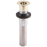 Delta Faucet - Zura Grid Strainer - Less Overflow - Bathroom - Polished Nickel