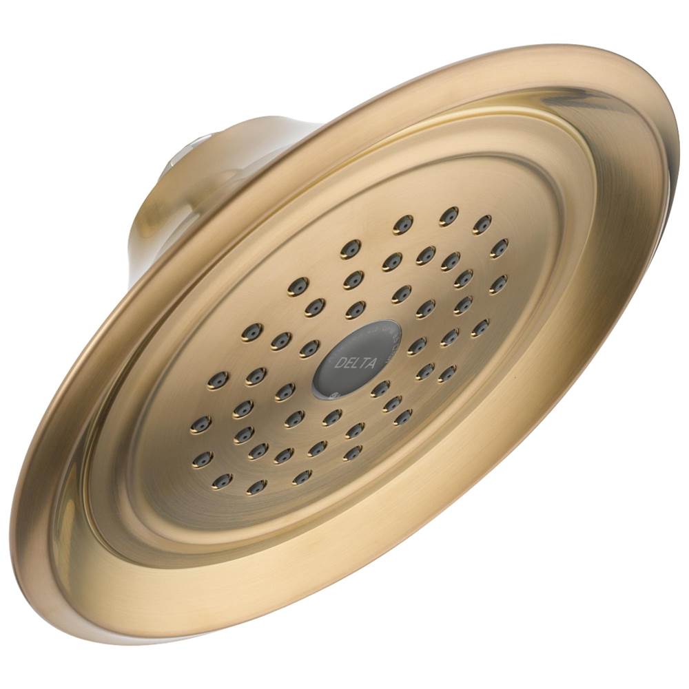 Delta Faucet - Universal Showering Components Single-Setting Raincan Shower Head - Champagne Bronze