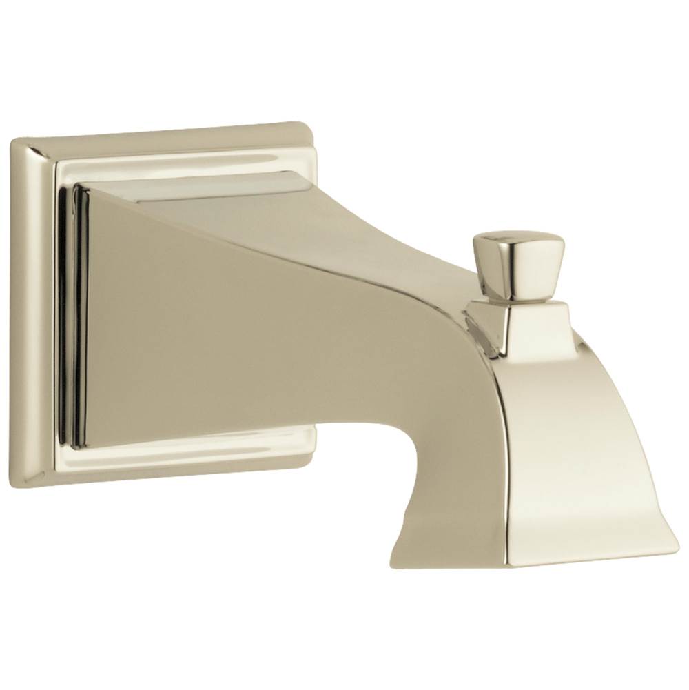 Delta Faucet - DrydenE Tub Spout - Pull-Up Diverter - Polished Nickel