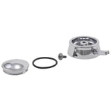 Delta Faucet - DrydenE Temperature Knob, Cover & Screw - Chrome