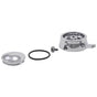 Delta Faucet - DrydenE Temperature Knob, Cover & Screw - Chrome