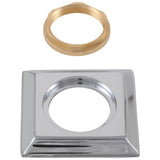 Delta Faucet - DrydenE Handle Base, Nut & Gasket - Roman Tub - Champagne Bronze