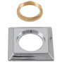 Delta Faucet - DrydenE Handle Base, Nut & Gasket - Roman Tub - Champagne Bronze