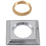 DrydenE Handle Base, Nut & Gasket - Roman Tub