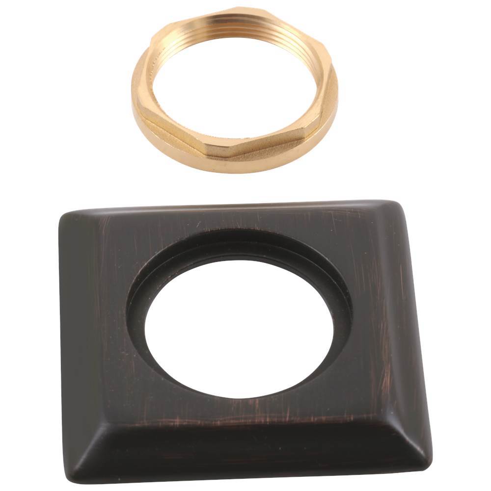 DrydenE Handle Base, Nut & Gasket - Roman Tub