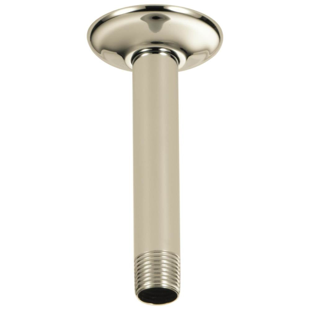 Delta Faucet - Universal Showering Components Shower Arm & Flange - Ceiling Mount - Polished Nickel