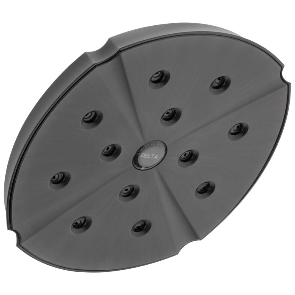 Delta Faucet - Universal Showering Components H2OKineticSingle-Setting Raincan Shower Head - Venetian Bronze