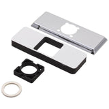 Delta Faucet - DrydenE Escutcheon - 3 Hole - 1H Bathroom - Spotshield Stainless