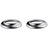 Delta Faucet - Windemere Handle Bases & Gaskets (2) - Chrome
