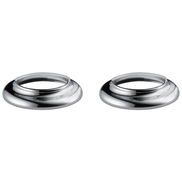 Delta Faucet - Windemere Handle Bases & Gaskets (2) - Chrome