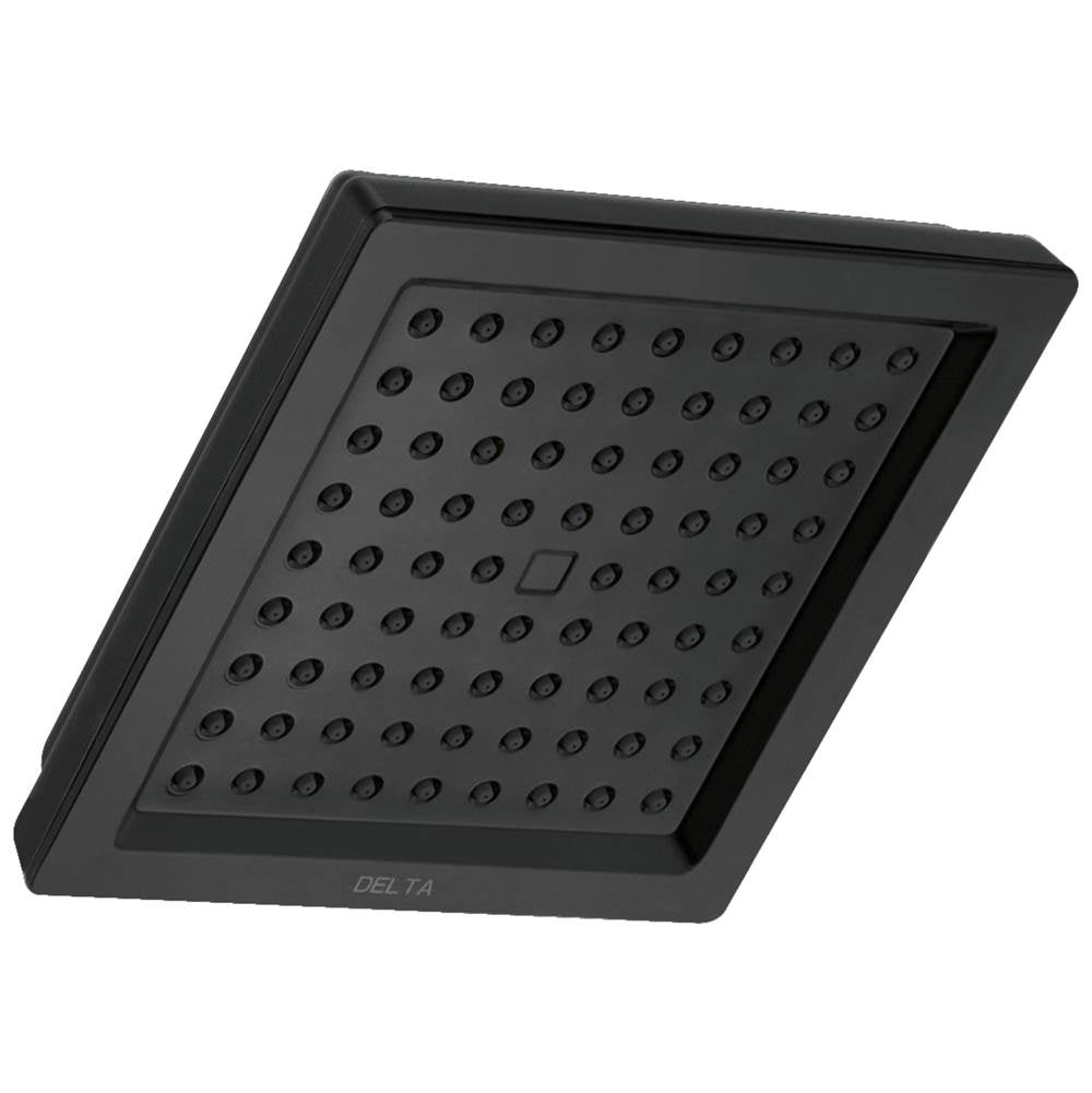 Delta Faucet - Universal Showering Components Single-Setting Raincan Shower Head - Matte Black