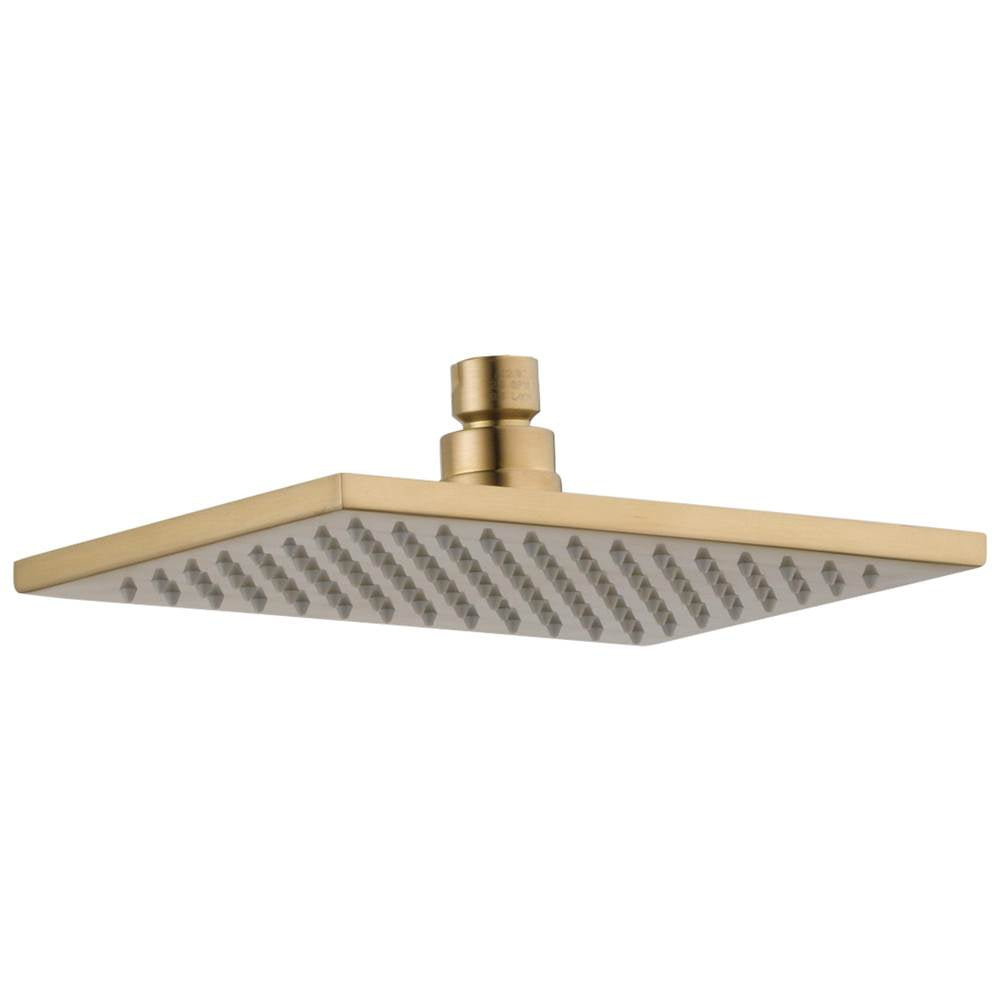 Delta Faucet - Universal Showering Components Single-Setting Raincan Shower Head - LumicoatÂ® Champagne Bronze