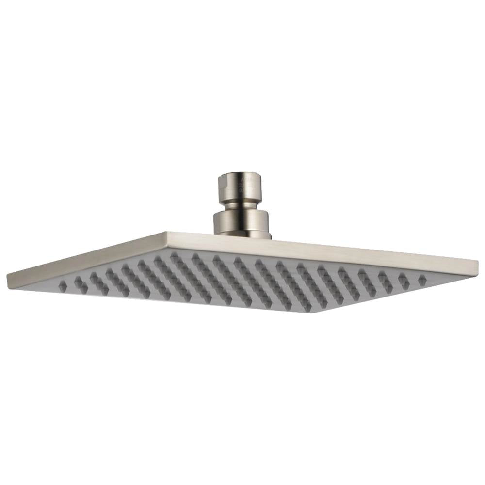 Delta Faucet - Universal Showering Components Single-Setting Raincan Shower Head - LumicoatÂ® Stainless