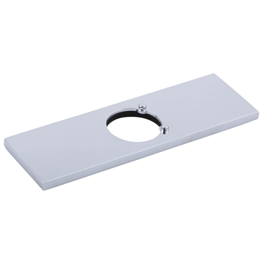 Delta Faucet - Vero Escutcheon w/ Gasket  -  3 Hole Bathroom - Chrome