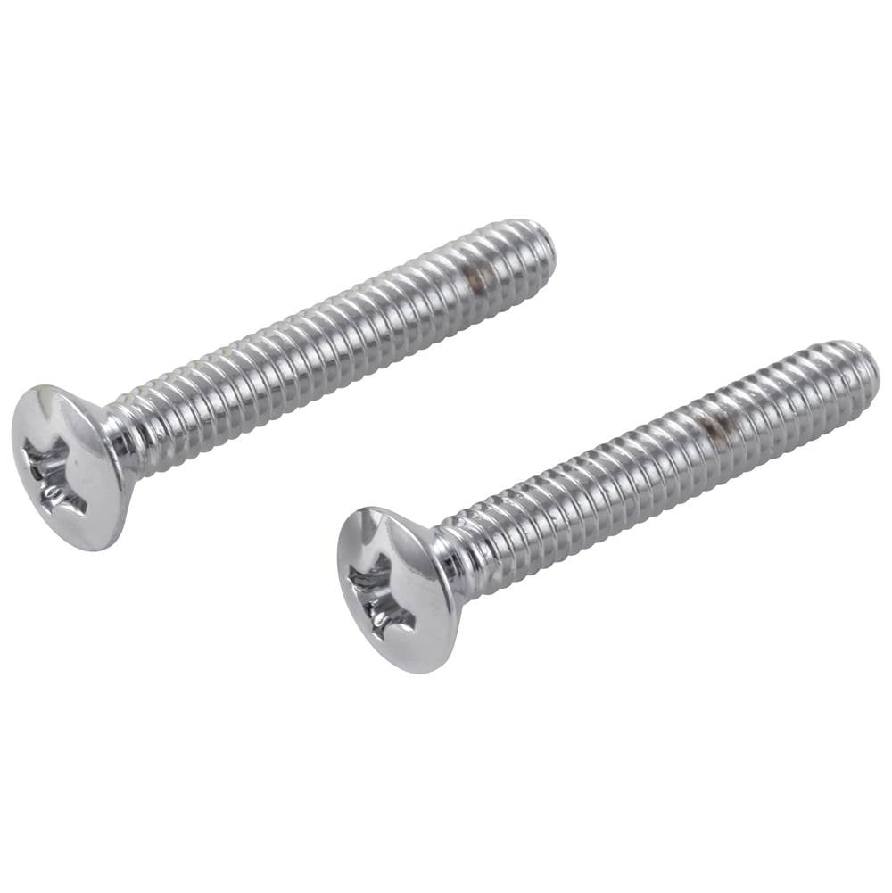 Delta Faucet - Other Screws (2)  - Overflow Plate - Chrome