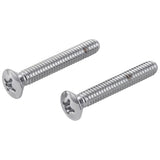 Delta Faucet - Other Screws (2)  - Overflow Plate - Chrome