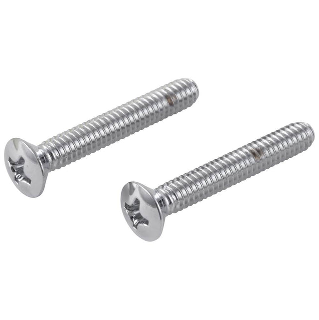 Delta Faucet - Other Screws (2)  - Overflow Plate - Chrome