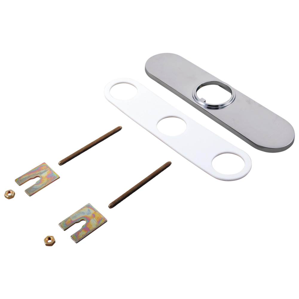 Delta Faucet - Trinsic Escutcheon & Gasket - 8'' - Arctic Stainless