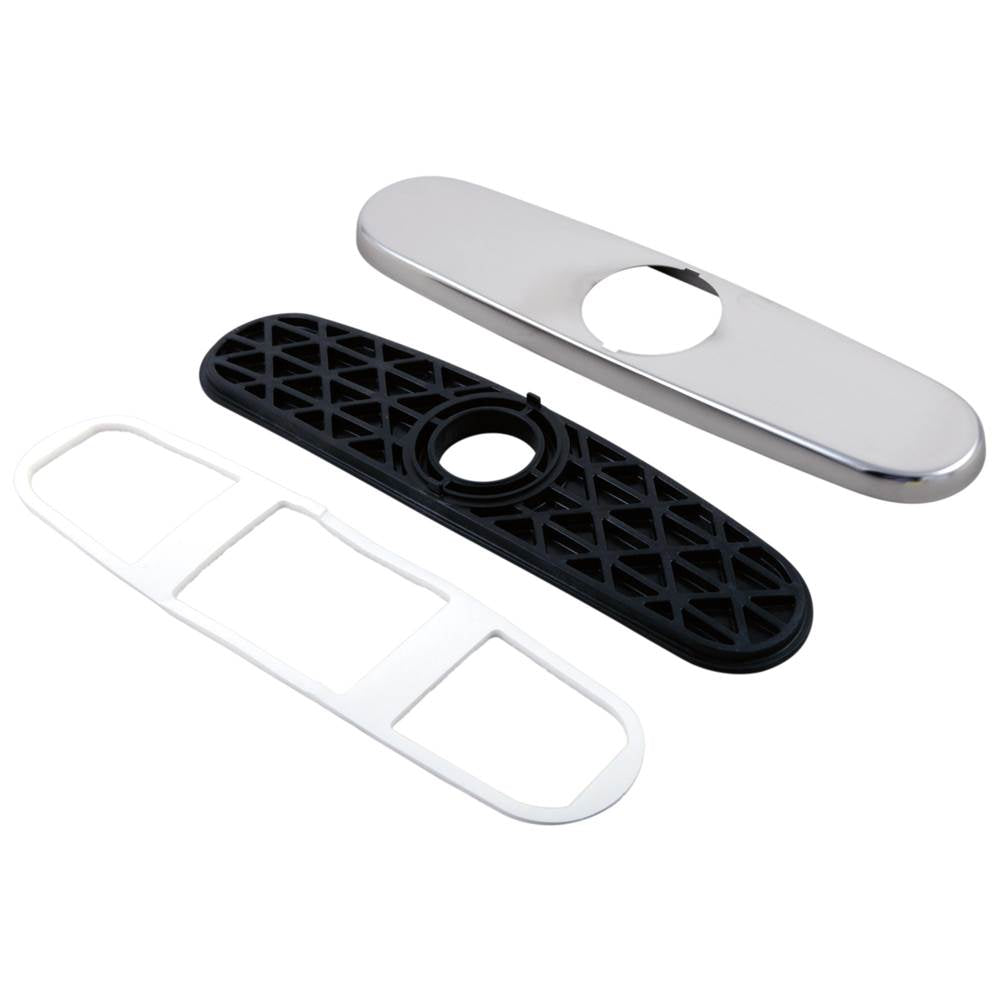 Delta Faucet - Allora Escutcheon, Base & Gasket - Arctic Stainless