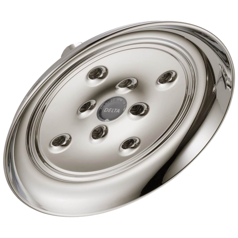 Delta Faucet - Universal Showering Components H2OKineticSingle-Setting Raincan Shower Head - Polished Nickel