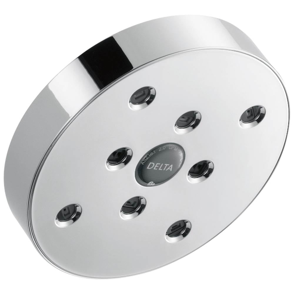 Delta Faucet - Universal Showering Components H2OKineticSingle-Setting Raincan Shower Head - Chrome