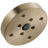 Delta Faucet - Universal Showering Components H2Okinetic Single-Setting Raincan Shower Head - LumicoatÂ® Champagne Bronze