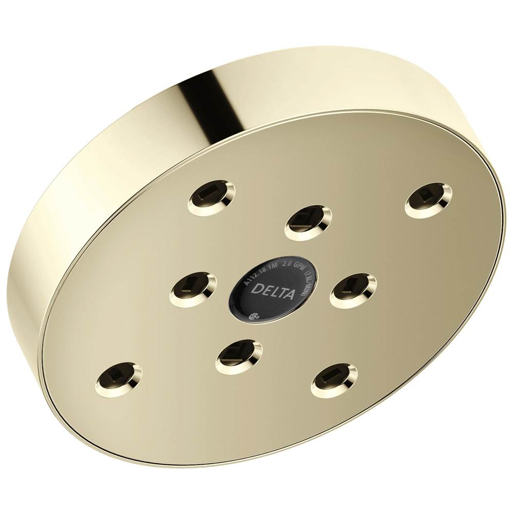 Delta Faucet - Universal Showering Components H2O Shower Head 1.75 GPM 1-Setting - Polished Nickel