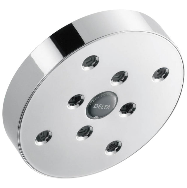 Delta Faucet - Universal Showering Components H2OKineticSingle-Setting Raincan Shower Head - LumicoatÂ® Chrome