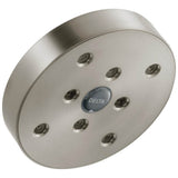 Delta Faucet - Universal Showering Components H2OKineticSingle-Setting Raincan Shower Head - LumicoatÂ® Stainless