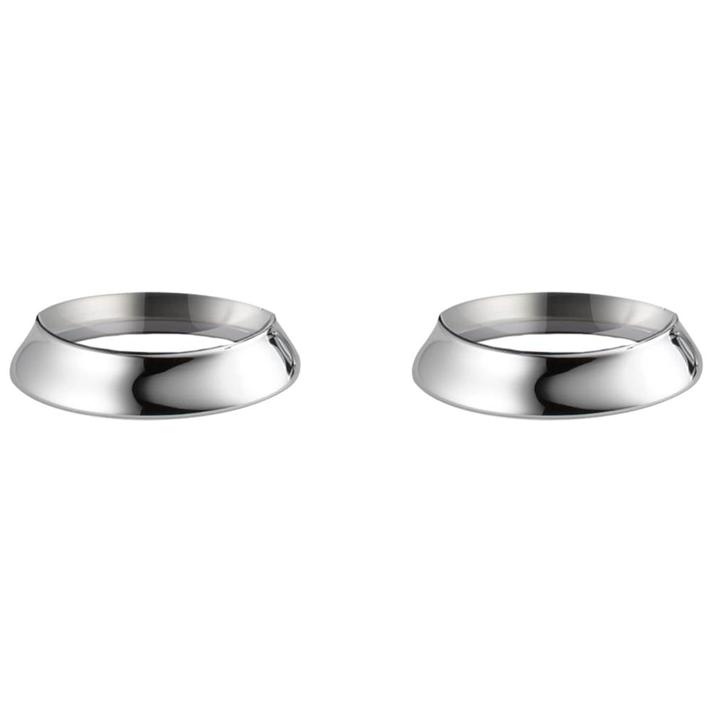 Delta Faucet - LindenE Flange (2) - Handle - Roman Tub - Chrome
