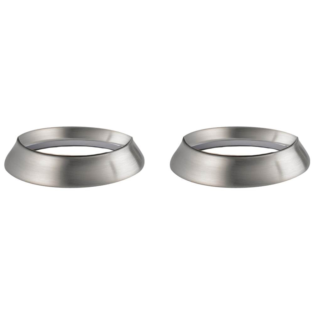 Delta Faucet - LindenE Flange (2) - Handle - Roman Tub - Stainless