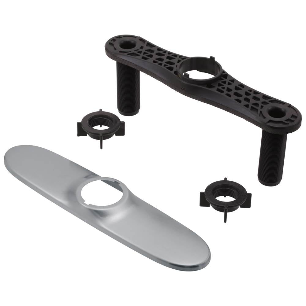 Delta Faucet - Essa Escutcheon w/ Baseplate & Nuts - Arctic Stainless