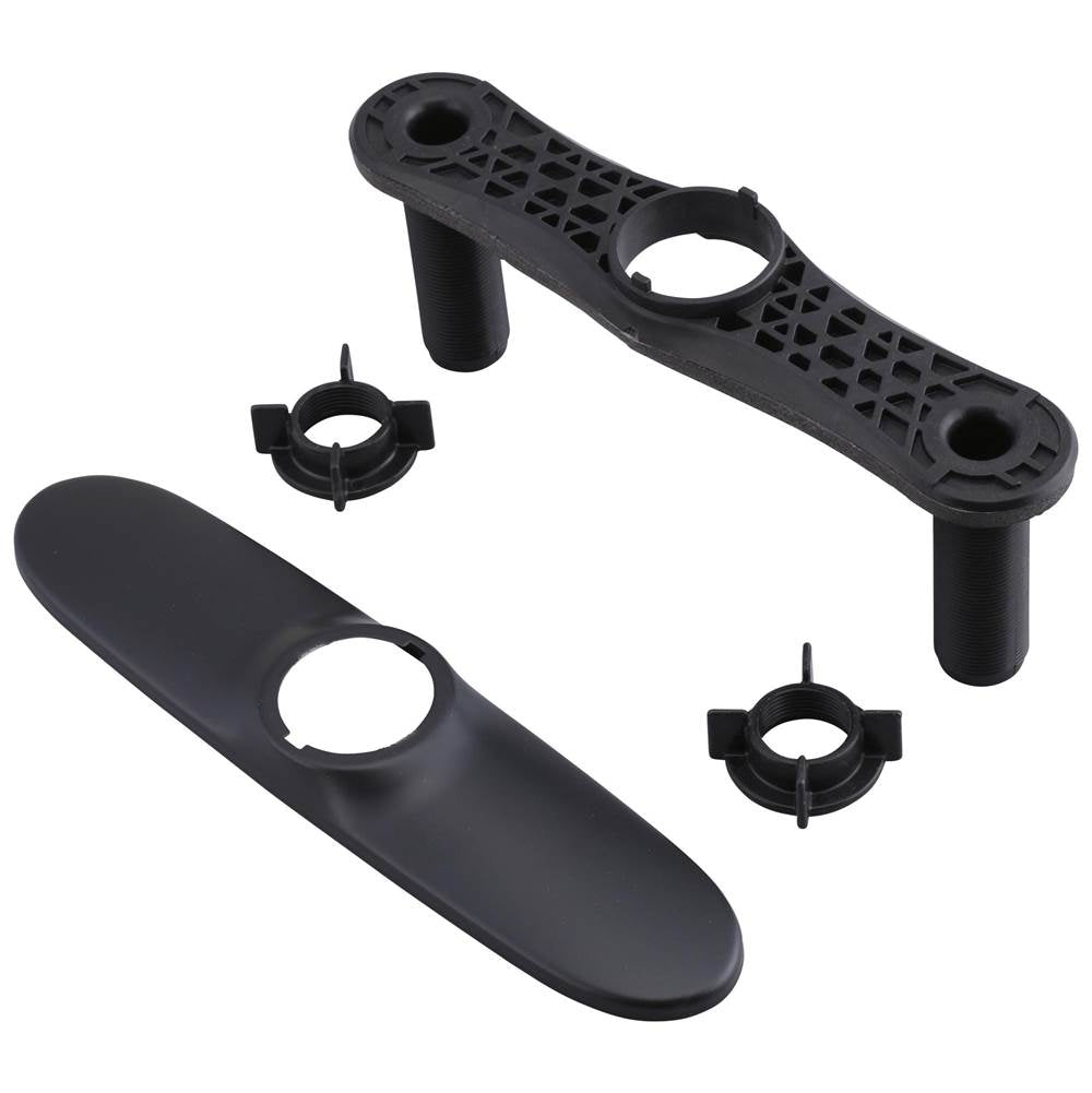Delta Faucet - Essa Escutcheon w/ Baseplate & Nuts - Matte Black