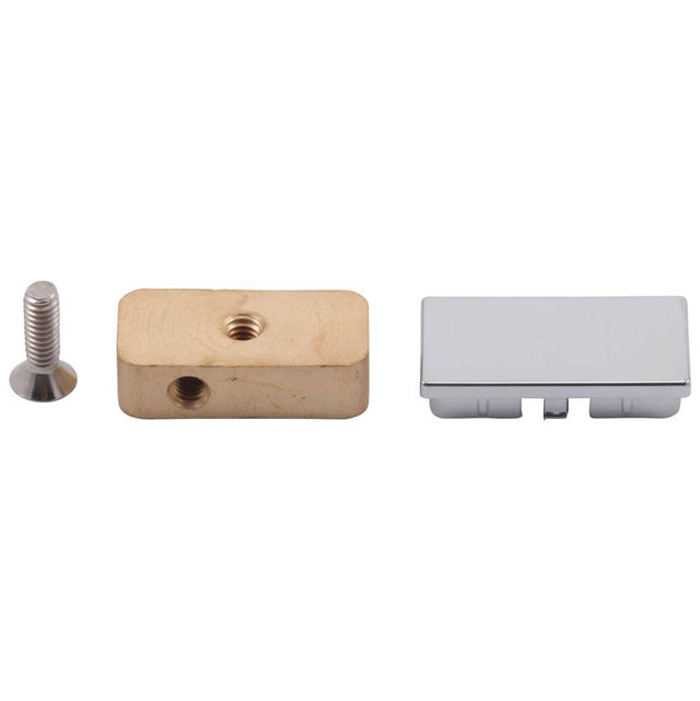 Delta Faucet - Other End Cap, Screw & Top Elbow - Polished Nickel