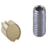 Delta Faucet - CassidyE Set Screw & Button - Diverter - Polished Nickel