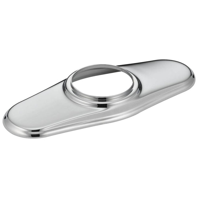 Delta Faucet - CassidyE Escutcheon w/ Gasket - 4'' - 1 Hole Bathroom & Bar - Chrome