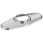 Delta Faucet - CassidyE Escutcheon w/ Gasket - 4'' - 1 Hole Bathroom & Bar - Chrome
