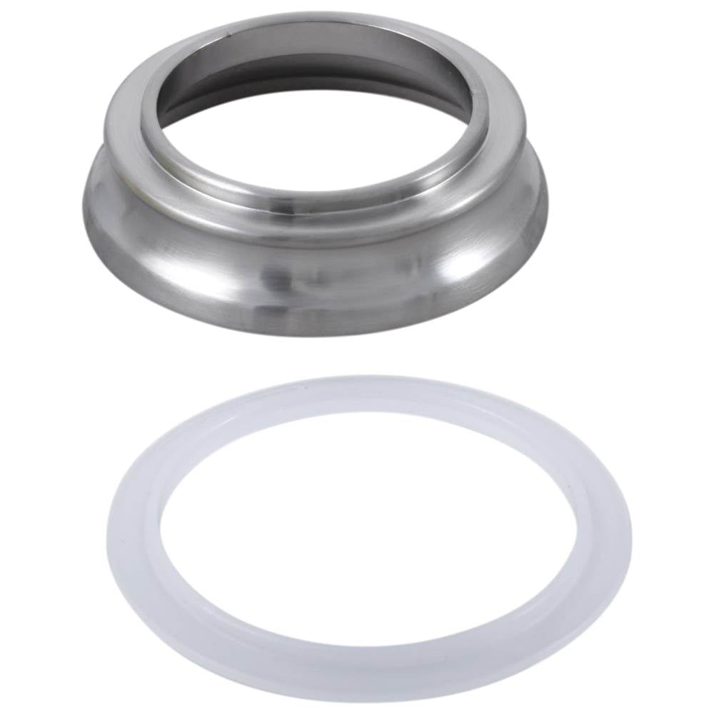 Delta Faucet - CassidyE Escutcheon w/ Gasket - 1 Hole Bathroom - Stainless