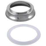 Delta Faucet - CassidyE Escutcheon w/ Gasket - 1 Hole Bathroom - Stainless