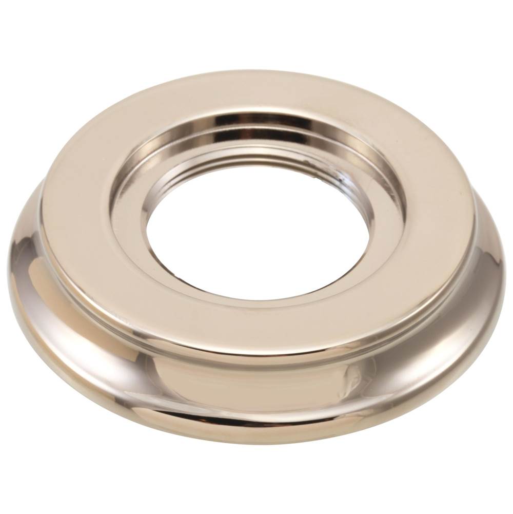 Delta Faucet - CassidyE Handle Base & Gasket - Roman Tub - Polished Nickel