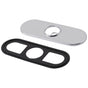 Delta Faucet - Trinsic Escutcheon & Gasket - 3 Hole - 1H Bathroom - Matte Black