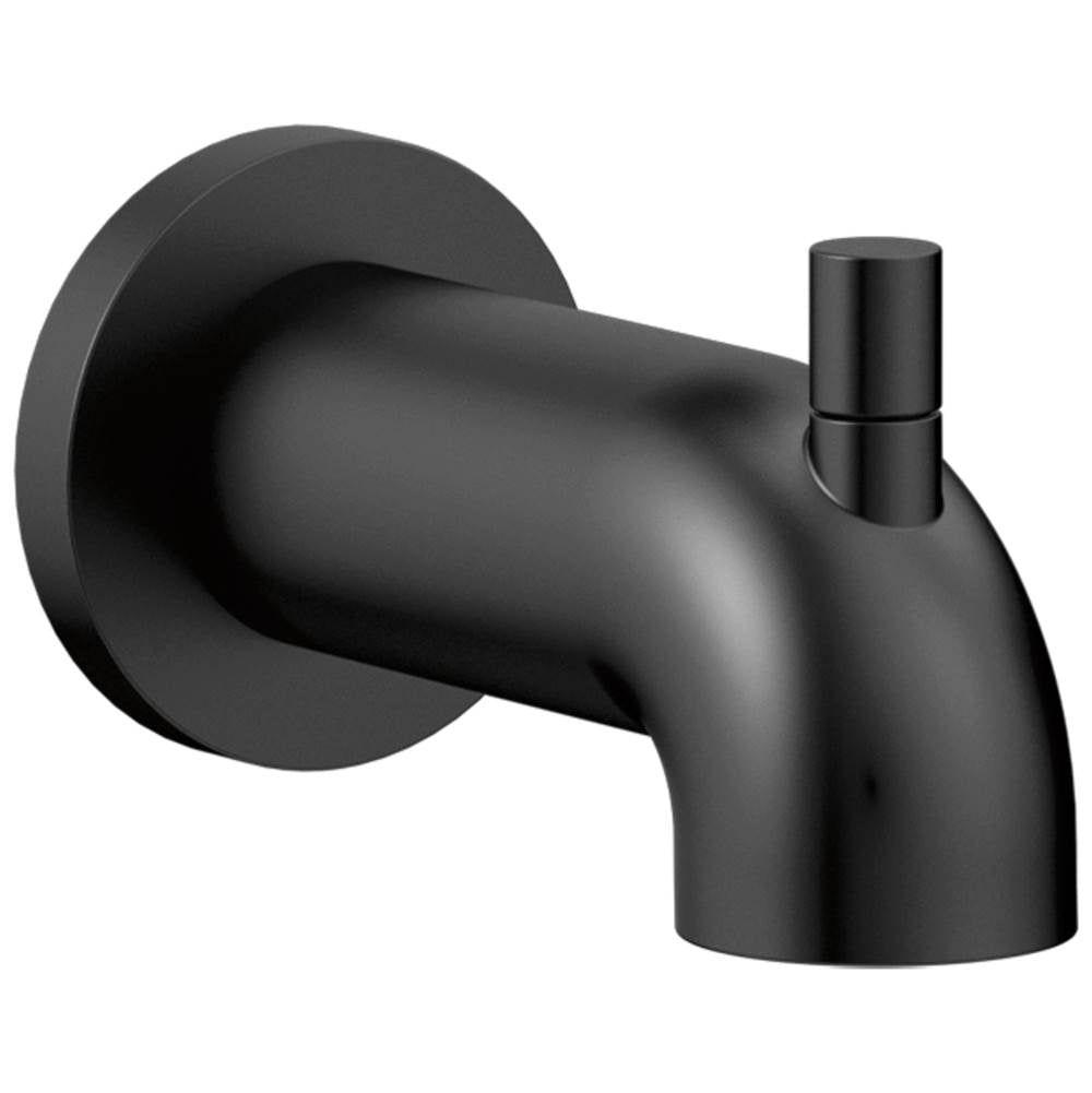 Delta Faucet - AluxE Tub Spout - Pull-Up Diverter - Matte Black