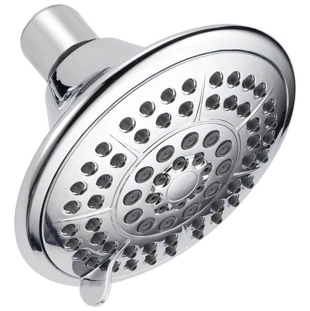 Delta Faucet - Universal Showering Components 5-Setting Raincan Shower Head - Stainless