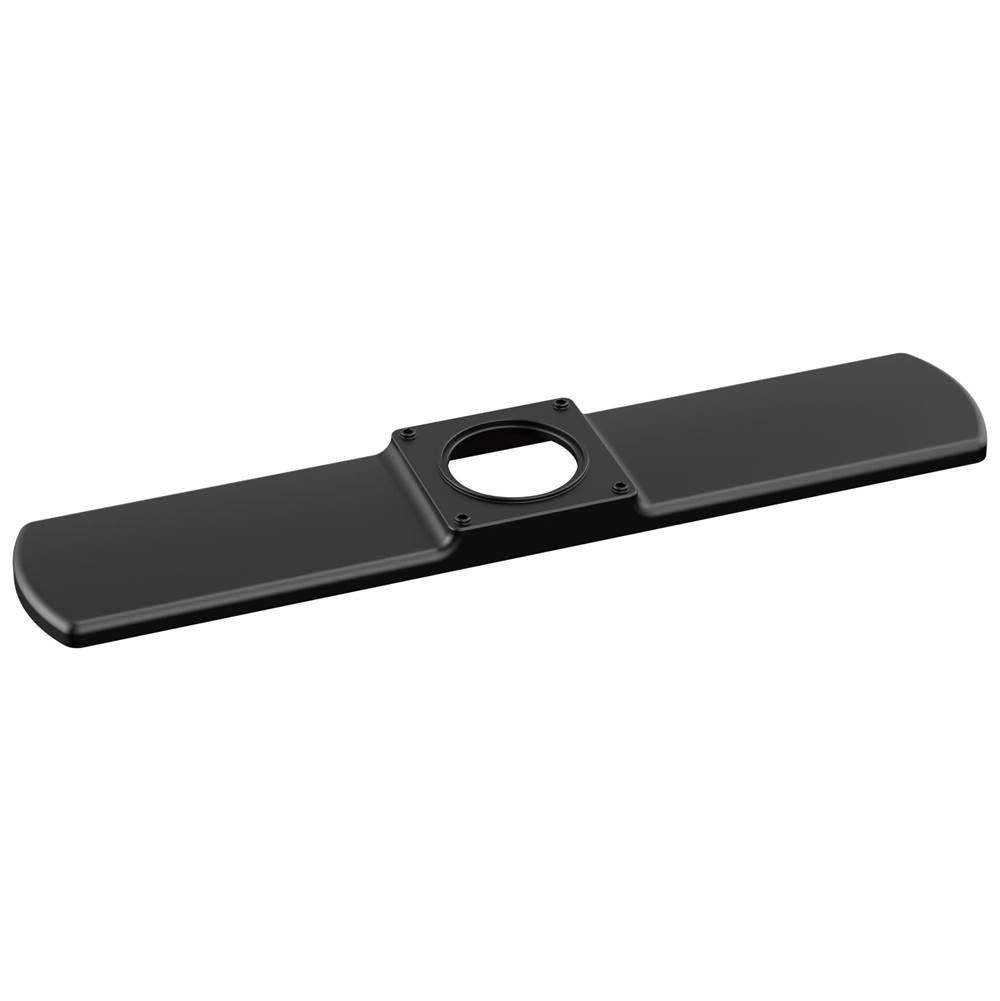 Delta Faucet - Mateo 10 1/2'' Escutcheon, Mounting Screws, Gasket, Nuts & Washers - Matte Black