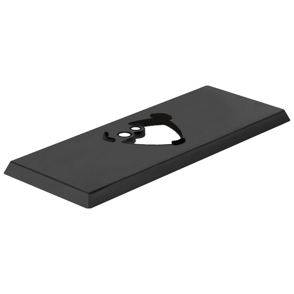 Delta Faucet - Zura Escutcheon - 3 Hole - 1H Bathroom - Matte Black