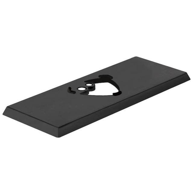 Delta Faucet - Zura Escutcheon - 3 Hole - 1H Bathroom - Matte Black
