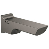 Delta Faucet - PivotalE Tub Spout - Pull-up Diverter - LumicoatÂ® Black Stainless